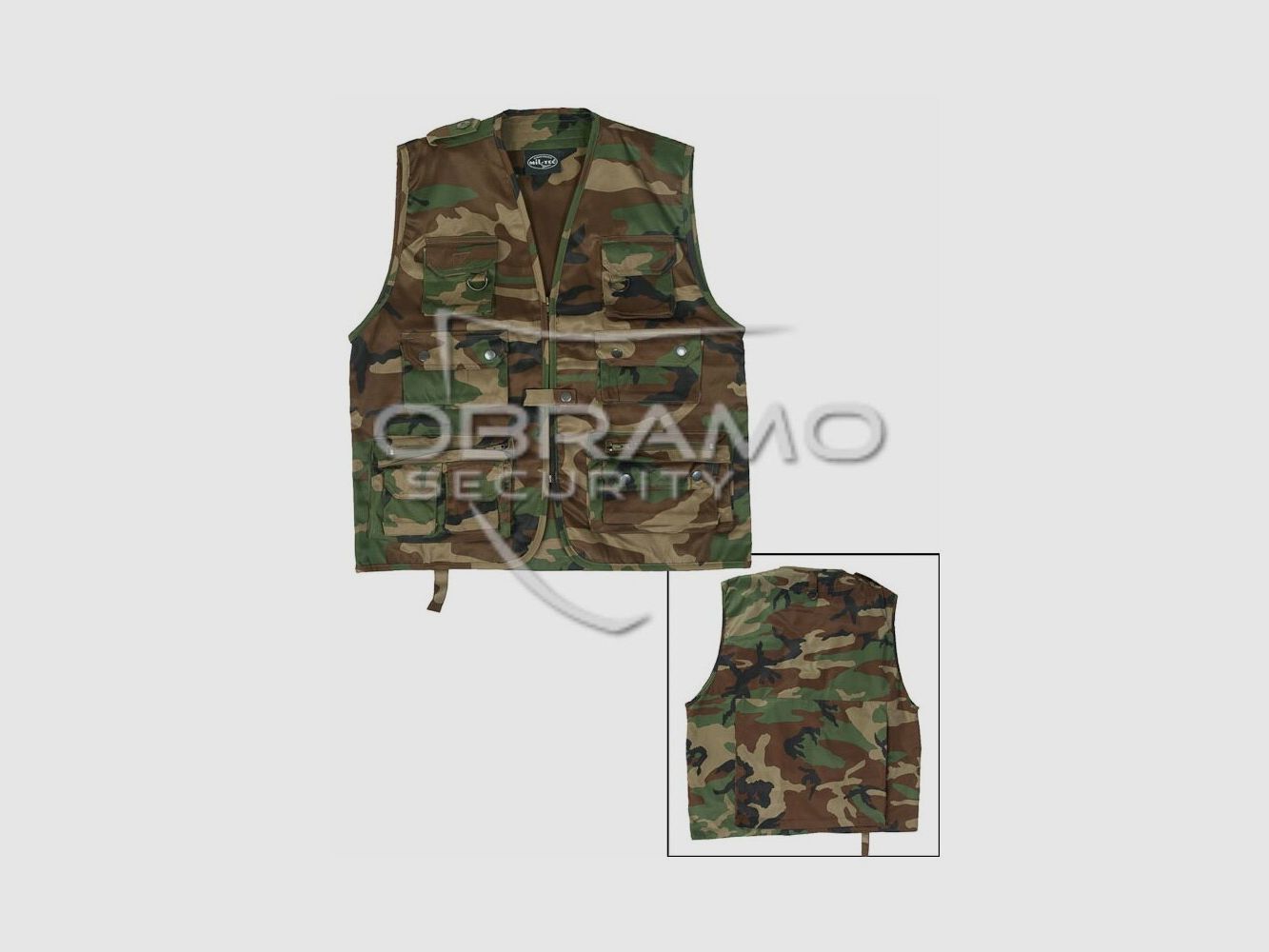 Chaleco Mil-Tec L US camuflaje