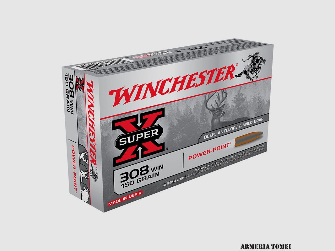 WINCHESTER – 308 WIN 150GR POWER POINT, Bild 1 von 2