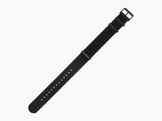 KHS Uhrenarmband KHS Nato schwarz 22 mm