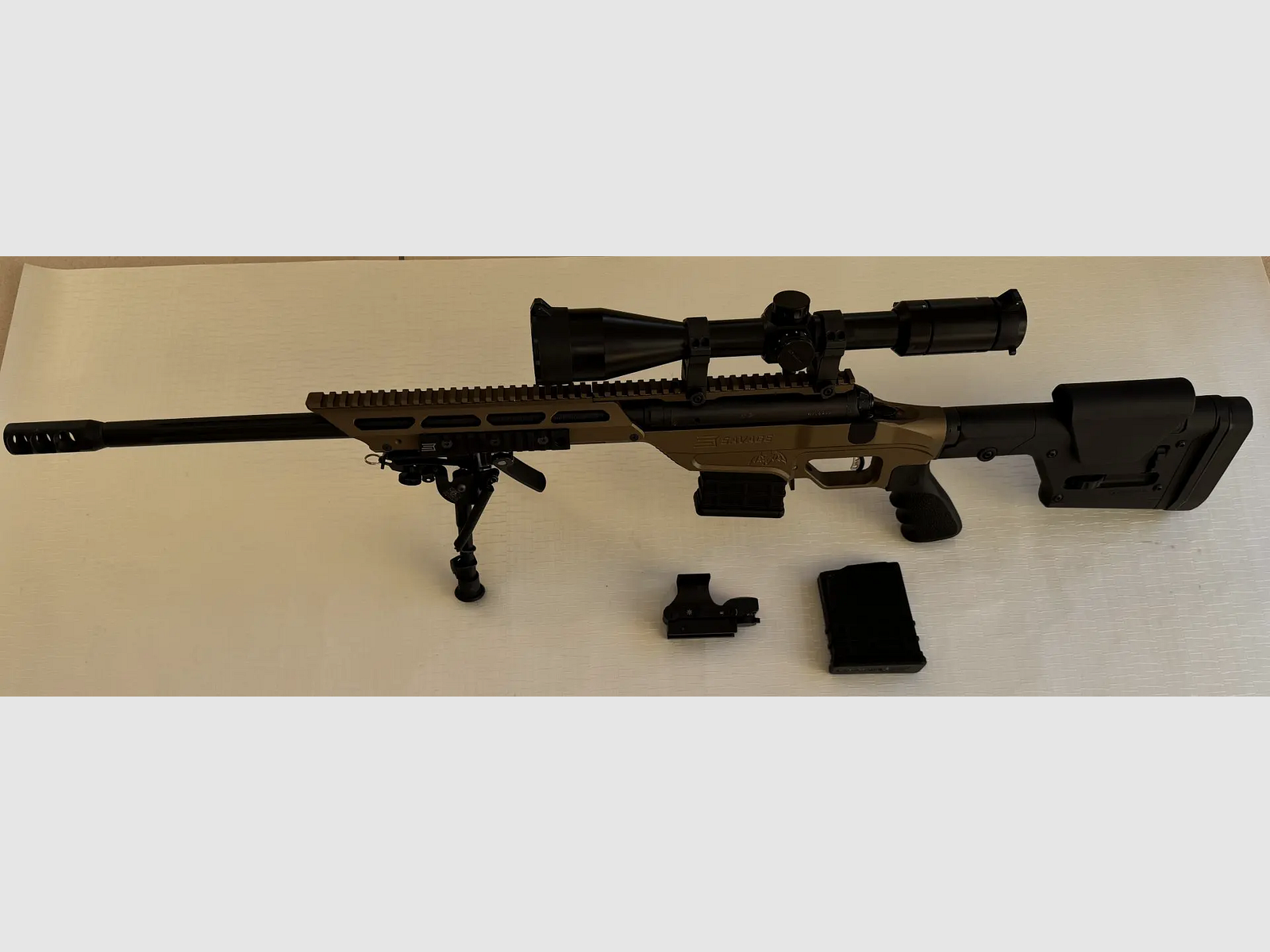 Savage 10/110 BA Stealth Evolution Kaliber .223 Remington – Hochwertige Long-Range-Präzisionsbüchse, Bild 1 von 6