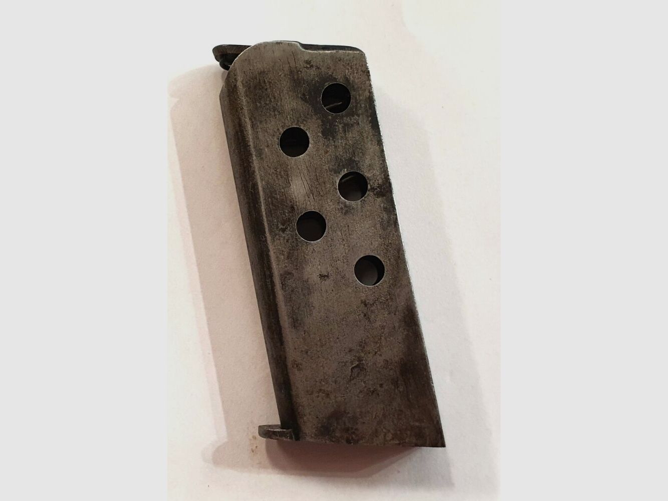 FN-magazijn FN 1906 6,35 mm, 6 schots magazijn, gestempeld met FN