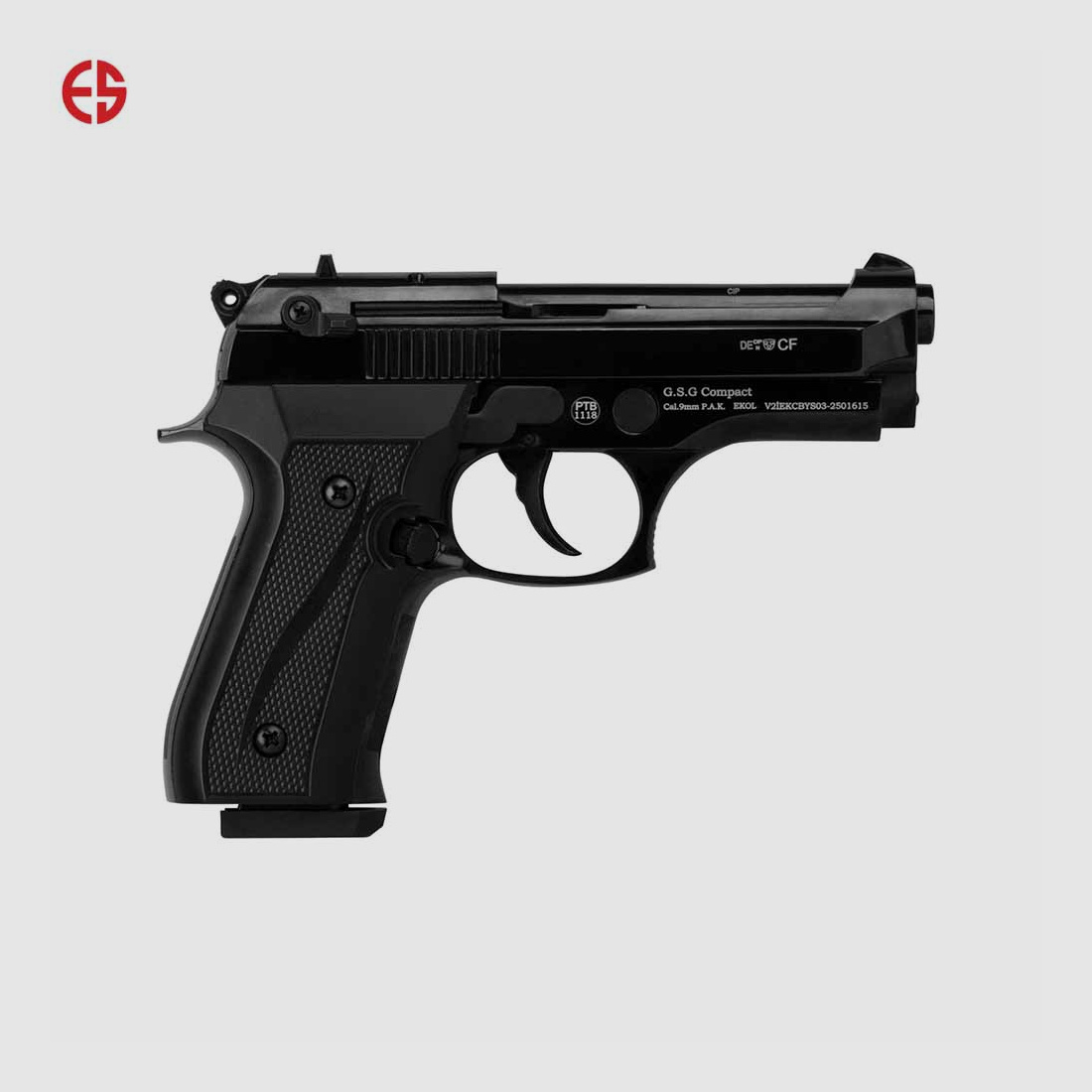 EKOL FIRAT COMPACT 9mm P.A.K. nero