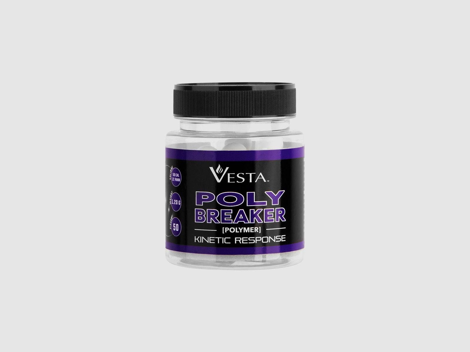 VESTA Poly Breaker .50 plastic balls 1.2g 100 pieces