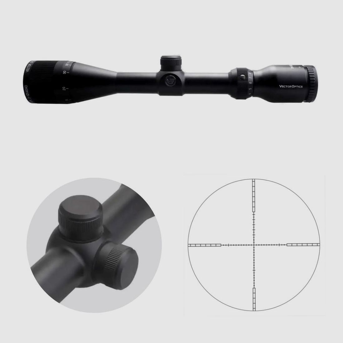 Victoptics OPSL29 C4 3-12×40 (VO = SCOM-22 Outback) – 21mm Picatinny