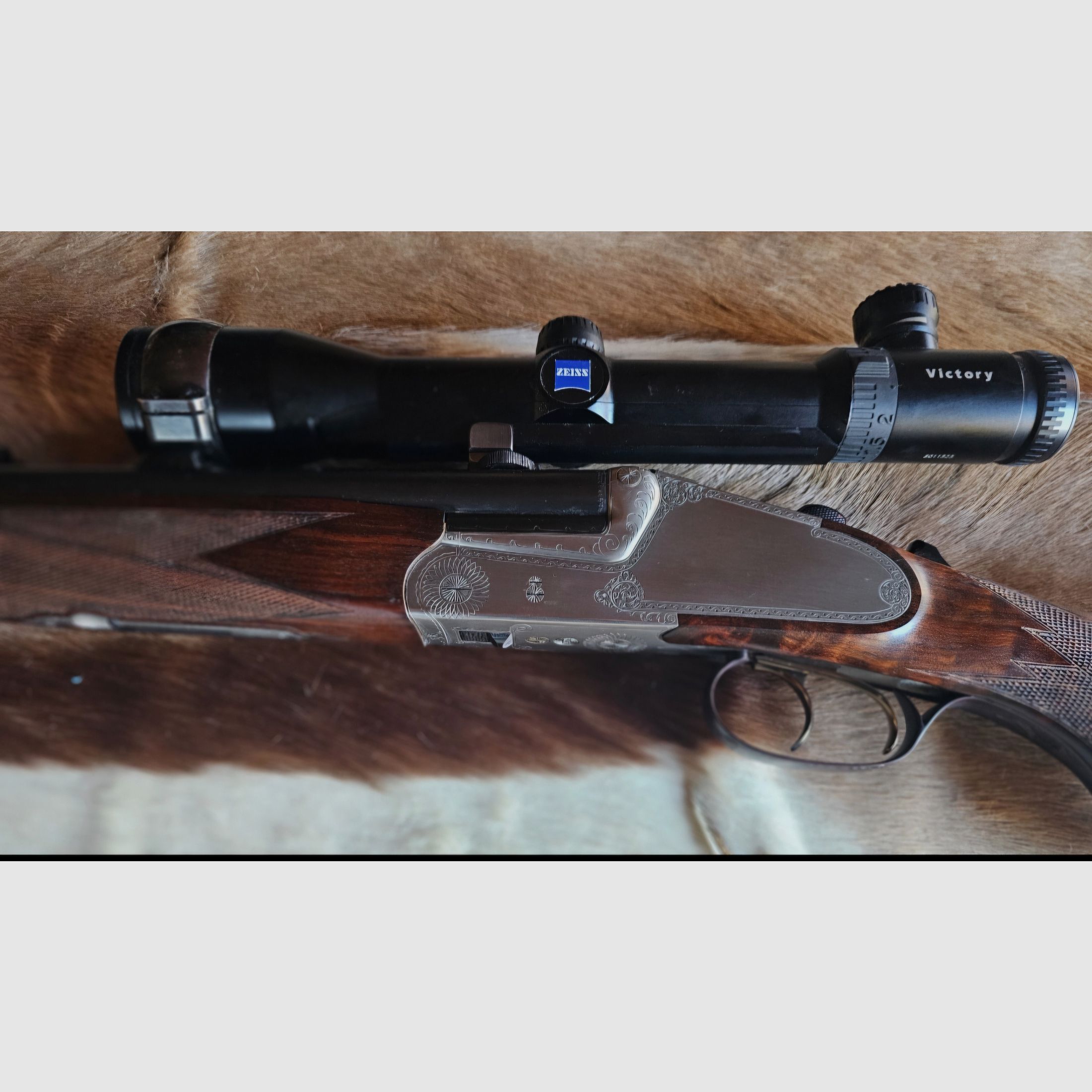 Dubbelbuksdrilling Mod. 37B - 9,3 x 74R, 9,3 x 74 R, 20/76 Mag.