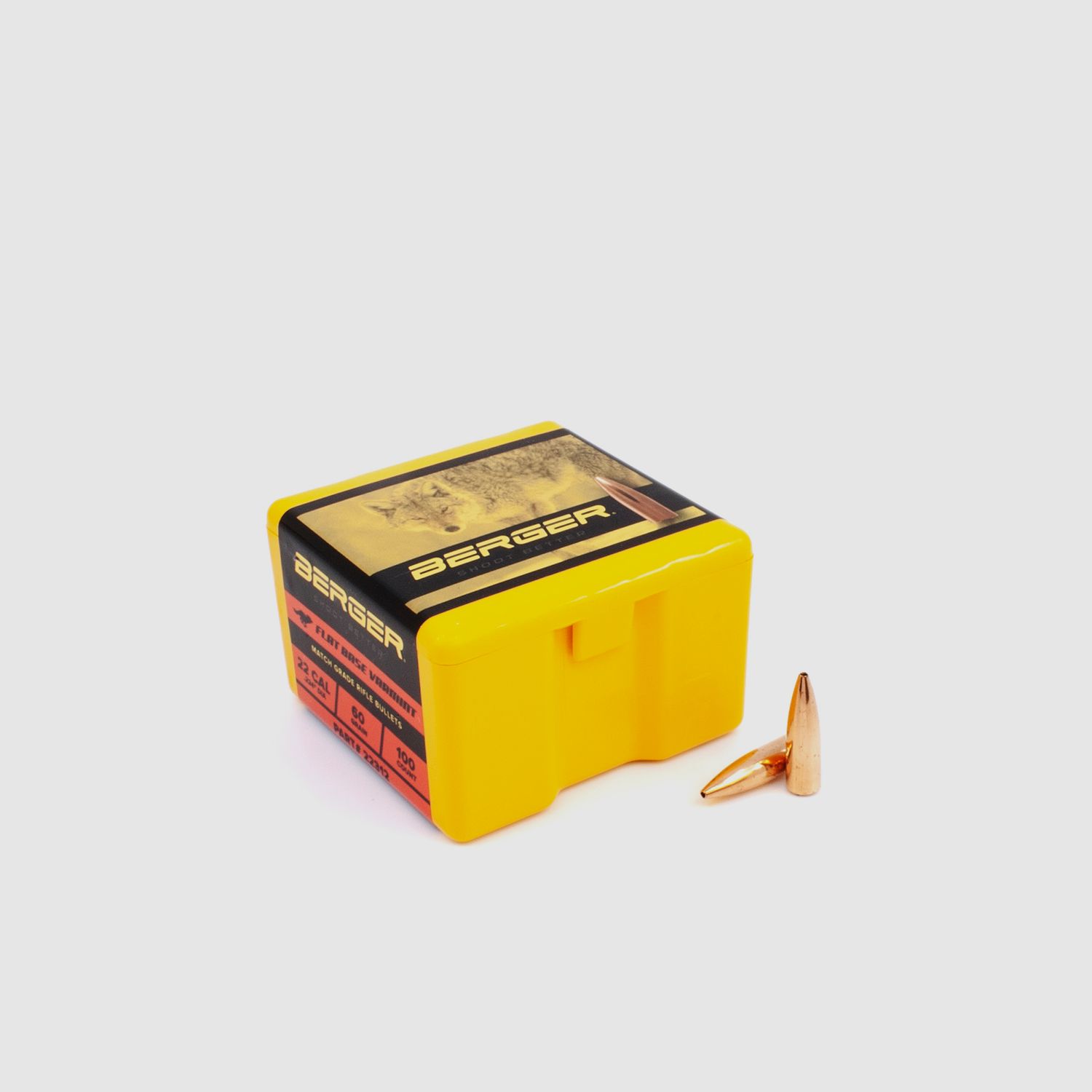 Proiettile Berger .22 FB Varmint 60GR 100 Pezzi