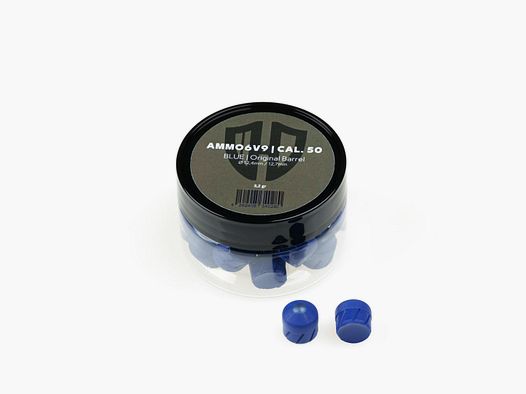 Munition Ammo6v9 | HDR50 | Blauw 3,2g | POLYURETHAAN | MAXIMALE KRAFT | Kal. 50