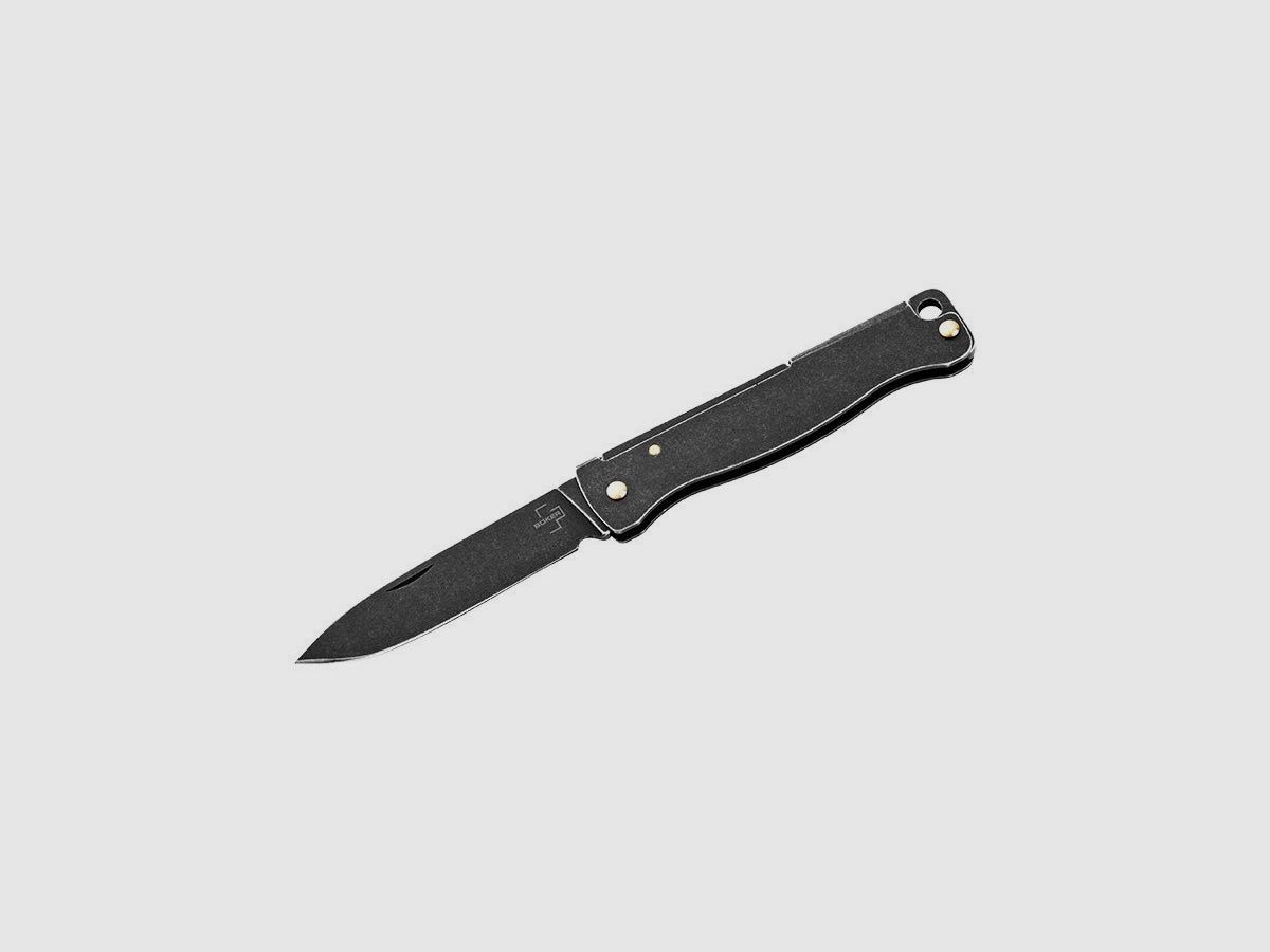 Atlas Mini Dark - Klinge 42mm - Griff Stahl Boker Plus