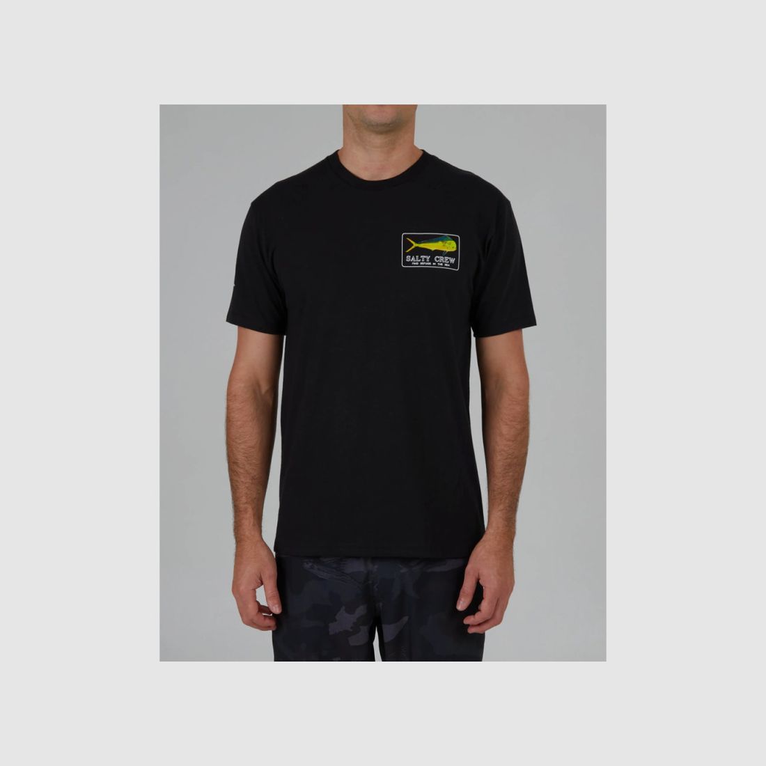 T-SHIRT SALTY CREW GOLDEN MAHI BLACK