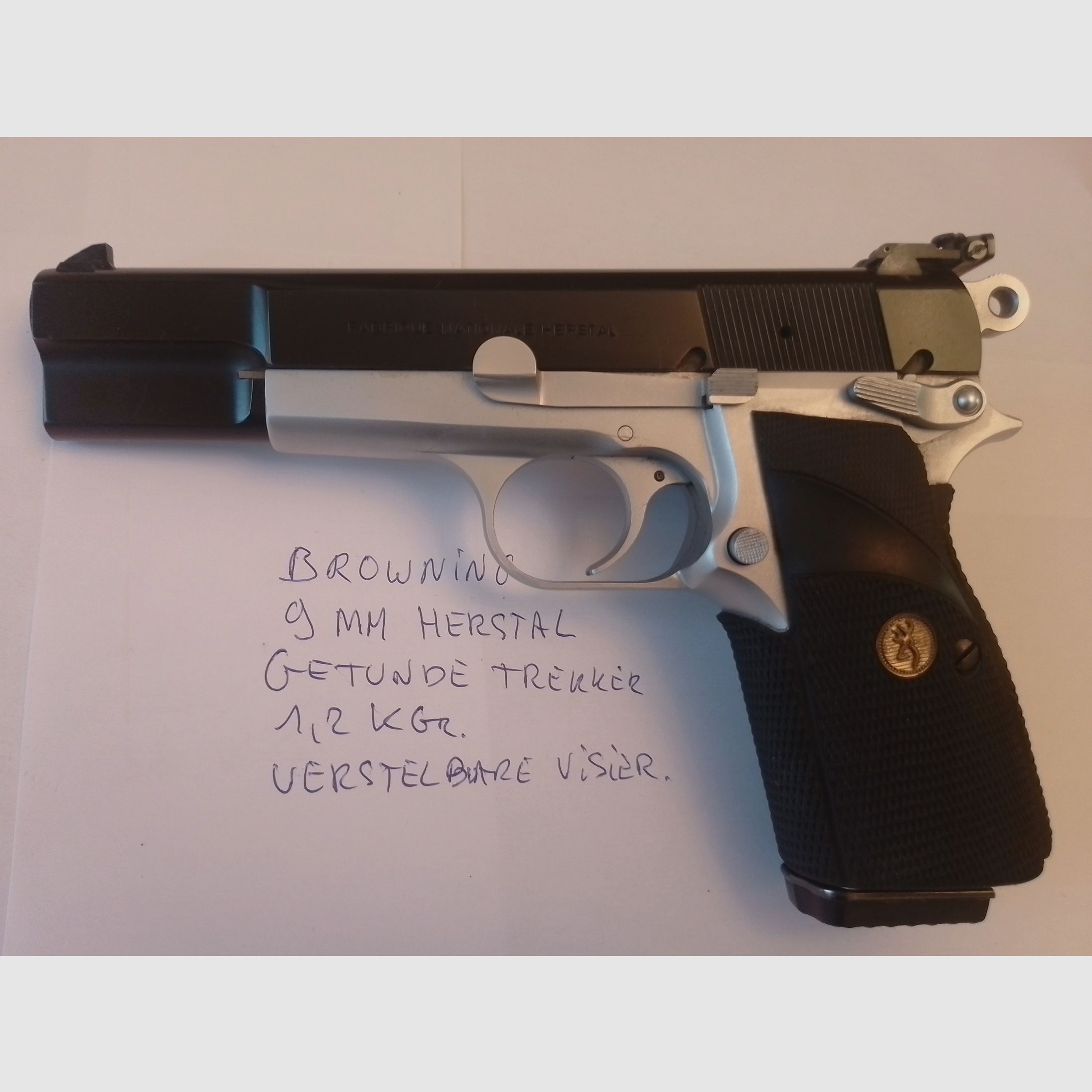 Browning 9mm HP FN Herstal