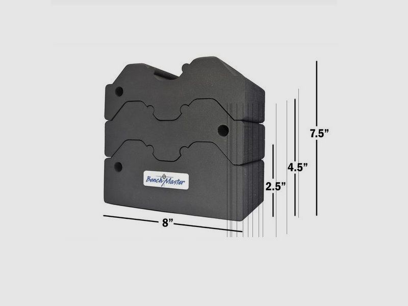 BenchMaster Einschießblock 3-teilig
