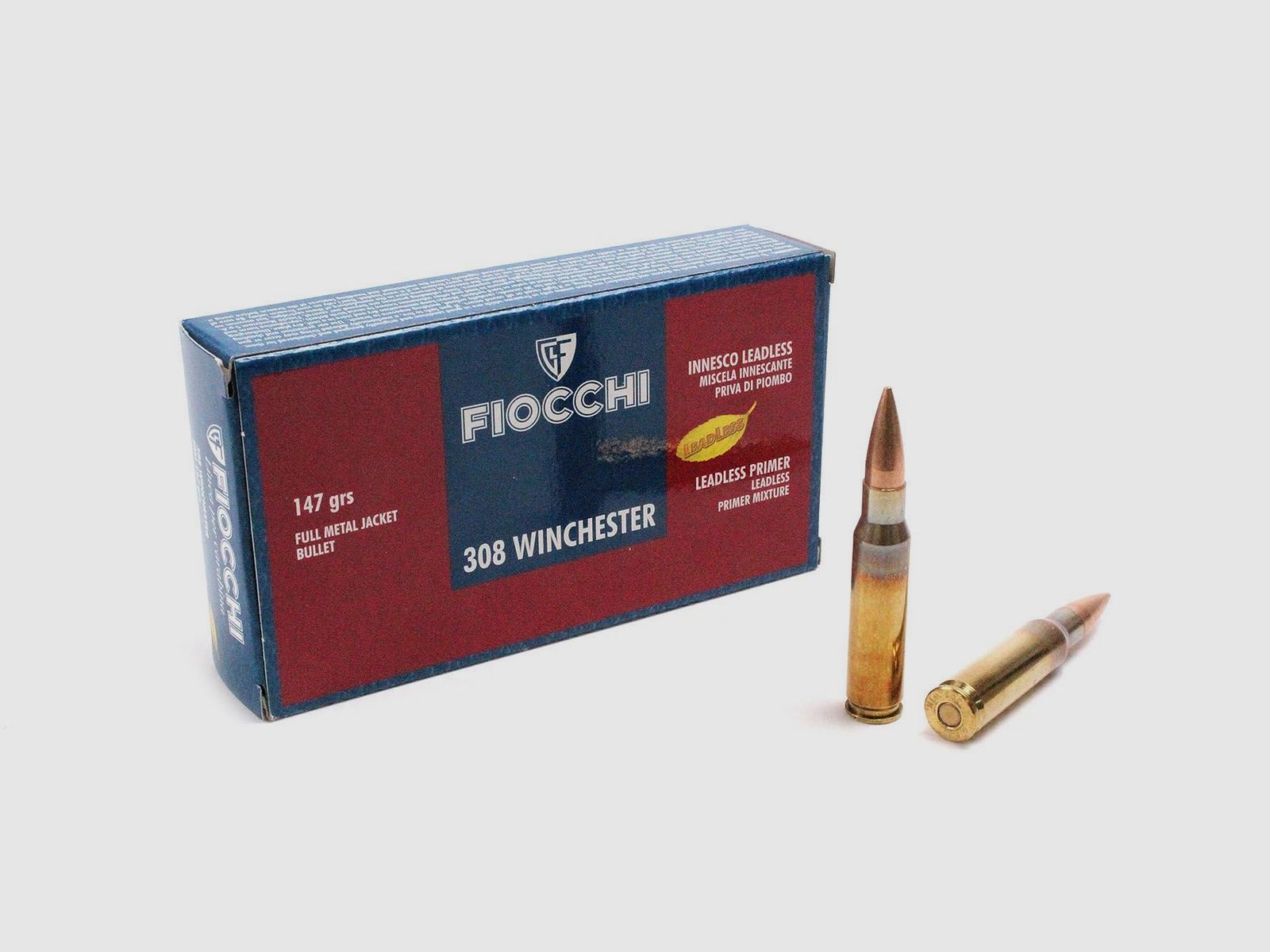 PATRONEN FIOCCHI Kal.308 Win FMJ 147 Grain