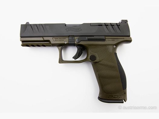 Walther PDP Military OD Green, Standard Size 4.5 Inch, 9 x 19 mm