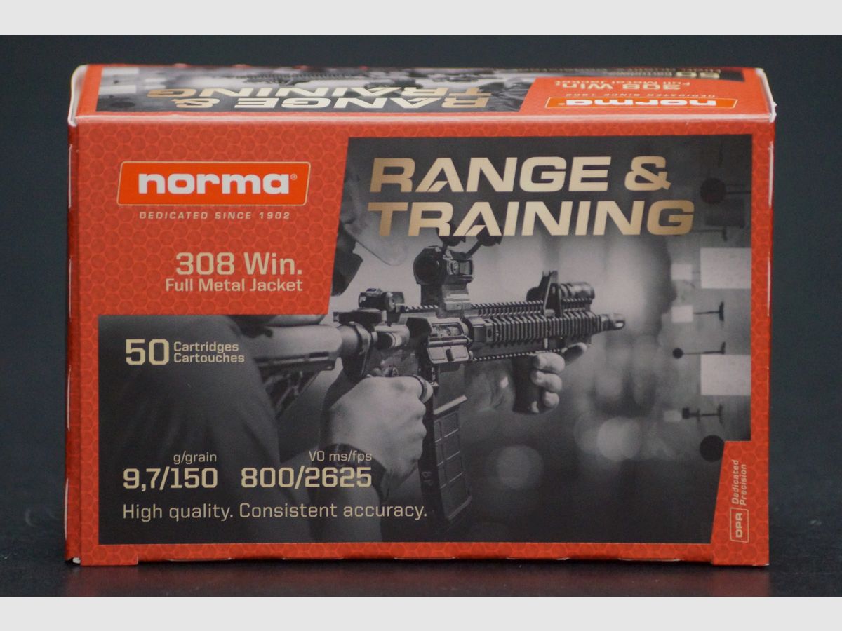 Norma .308 Win FMJ 150 gr, afbeelding 1 van 2