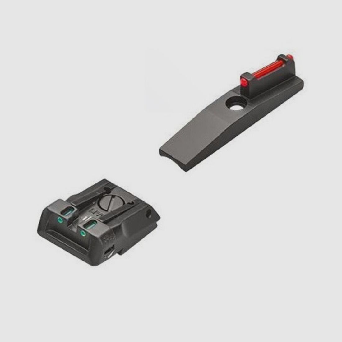 LPA SPF Sight 3-Dot Fiber Ruger 22/45 .22lr