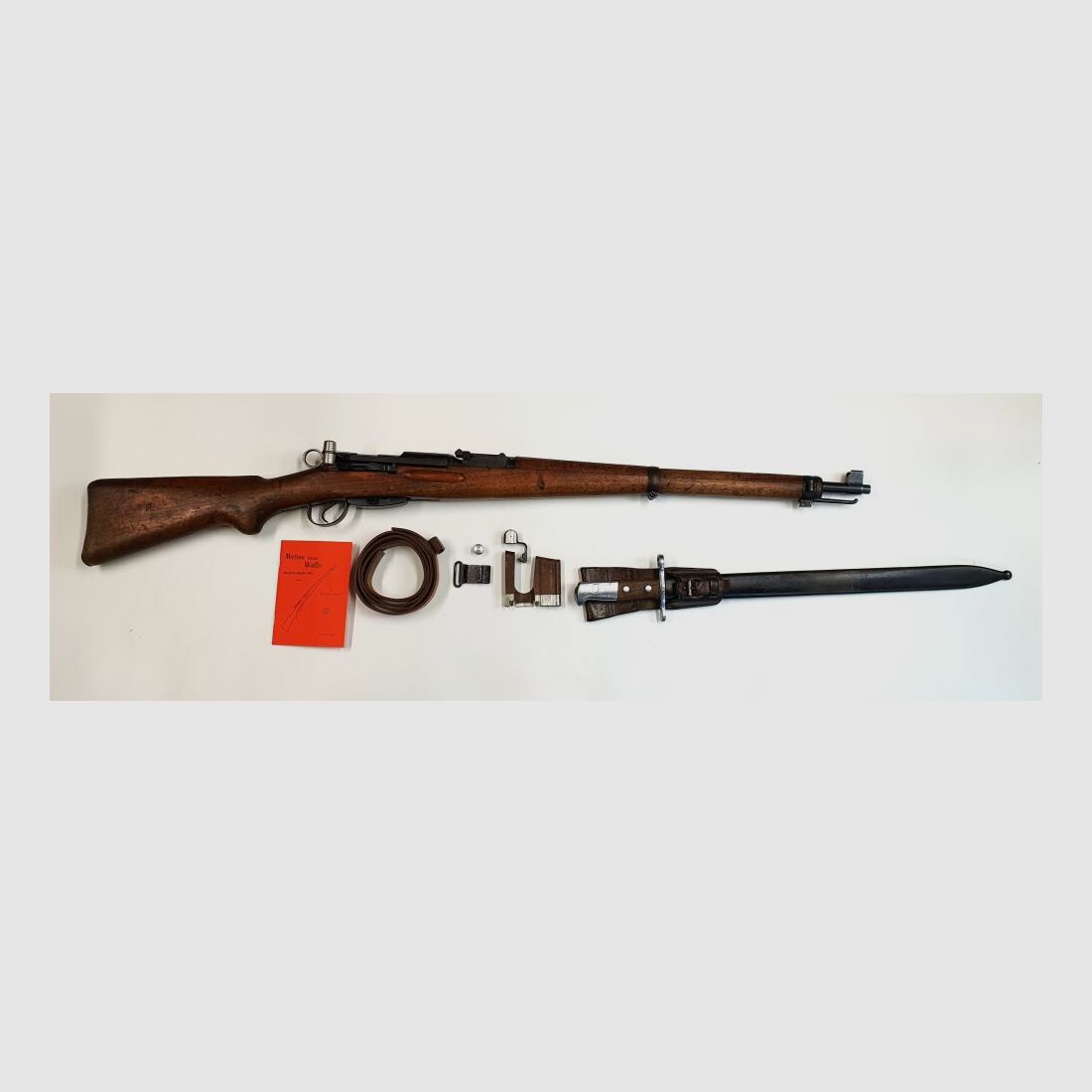 Fabryka broni Bern karabina powtarzalna Fabryka broni Bern Szwajcarski K31 Kaliber 7,5x55 Szwajcarski kompletny z dopasowanymi numerami + Hämmerli