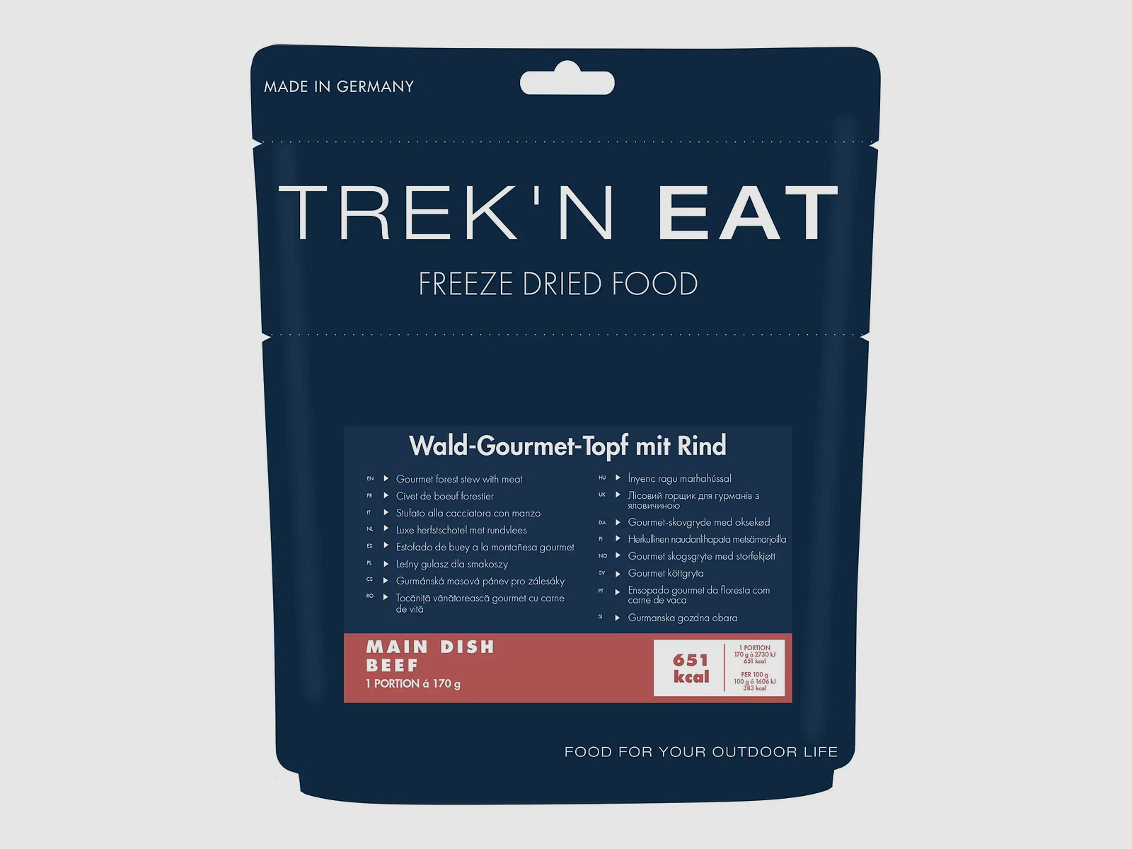 Trek’n Eat Trek’n Eat Pot Gourmet Forestier avec Bœuf