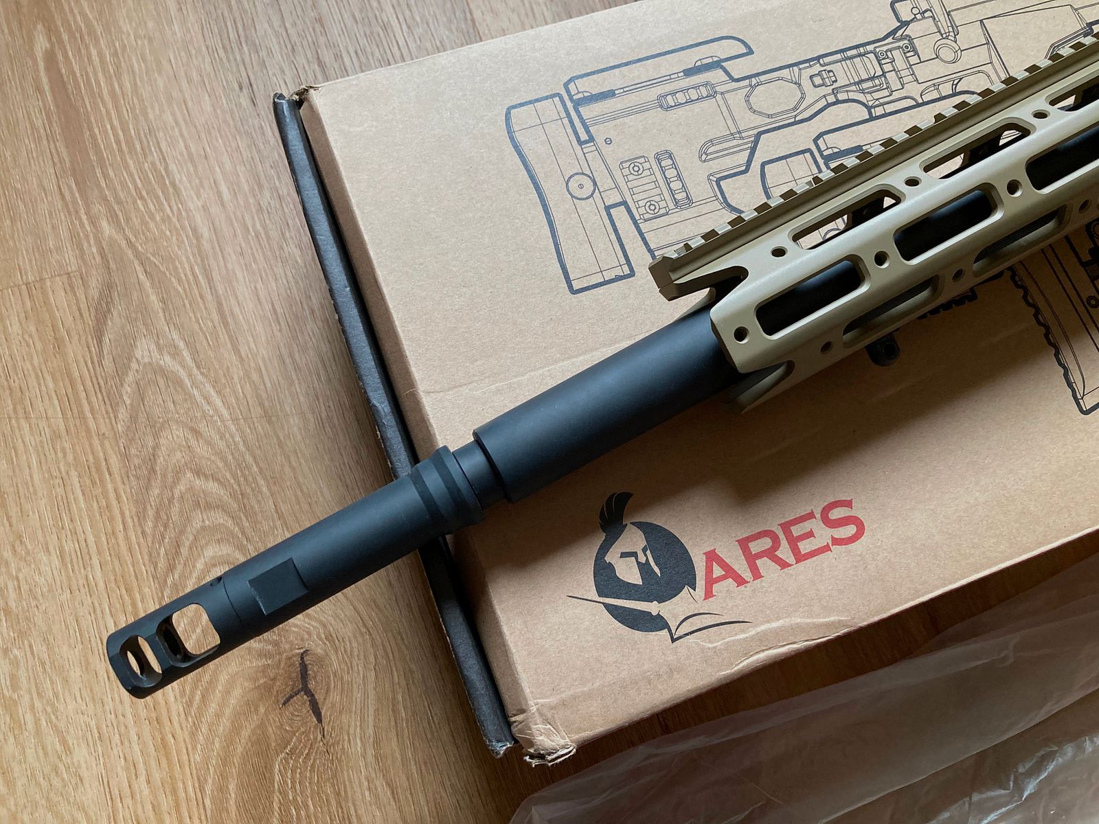 Airsoft Ares MSR M40-A6 Federdruck TX-System Dark-Earth