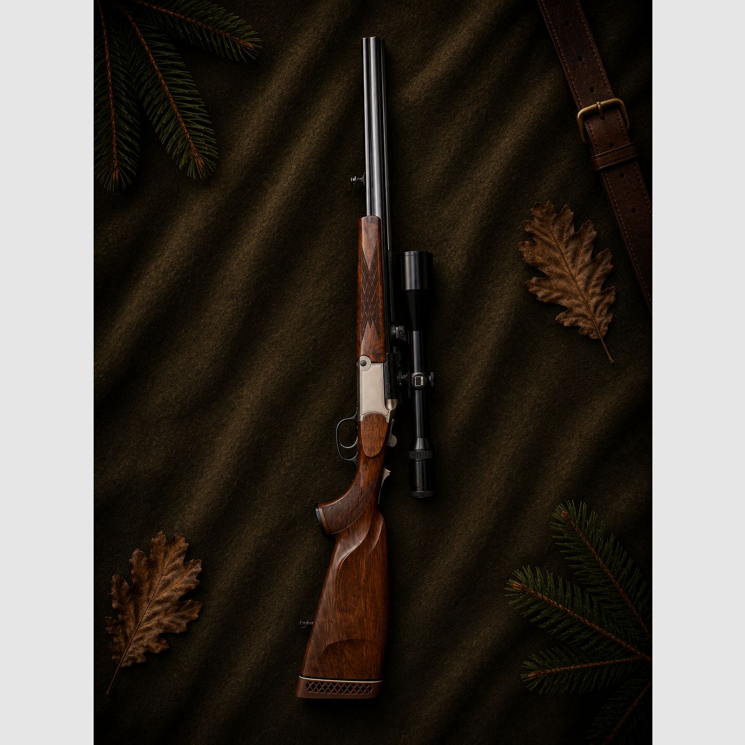 Bockbüchsflinte Blaser +Zeiss+Munition+Kickstop