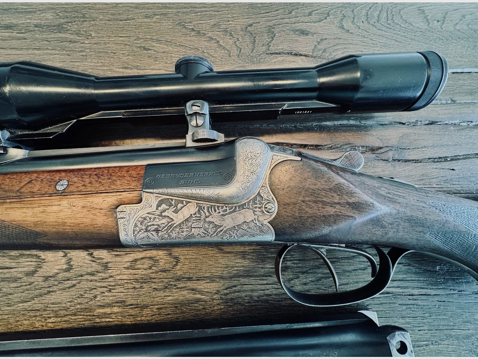 Merkel Bock-Kombination 211E 7x57R mit Wechsellauf 16/70 16/70