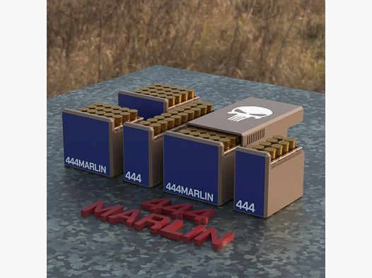 Filamelt Munitionsbox / Ammo Box .444 Marlin – Patronenbox für 50 Schuss, Made in Germany