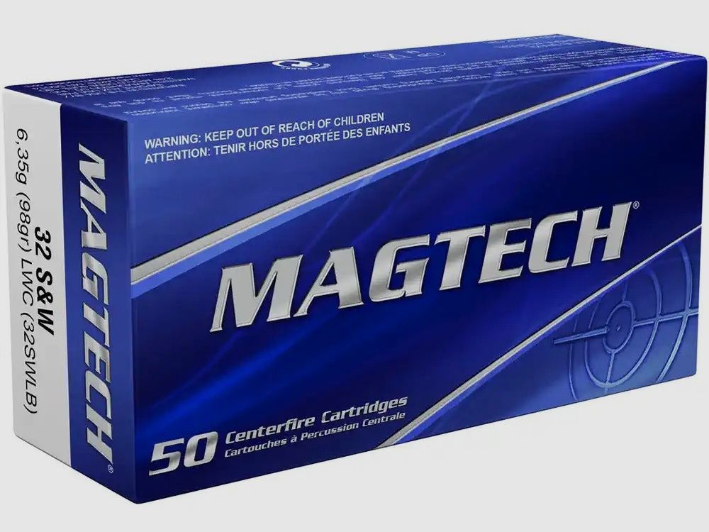 .32 S&W long Blei Rundkopf 6,4g/98grs. Magtech