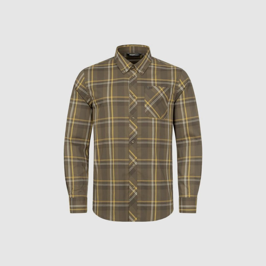 Blaser Herren Hemd Stretch Harald Braun kariert