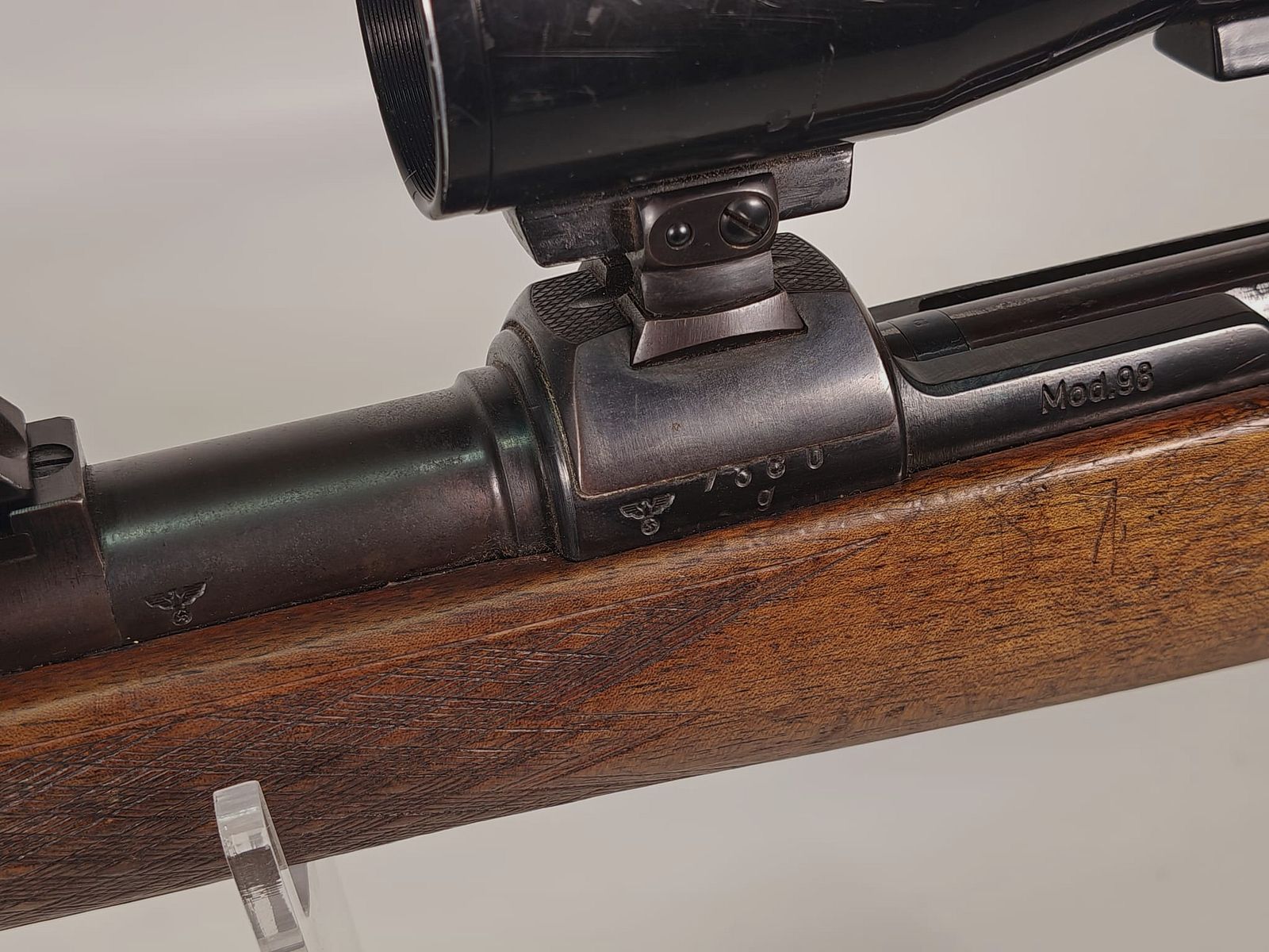 Mauser K98k 8x57 IS – barrel with stepped profile – GECO 4x scope