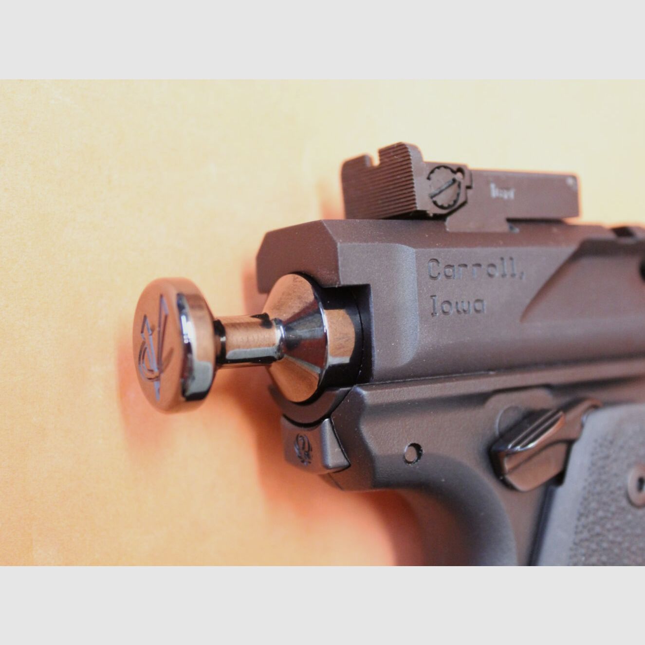 Volquartsen Ha.Pistolet .22lr Volquartsen Mk IV Frame 22/45 Black Mamba 6" lufa/ kompensator/ gwint 1/2-28