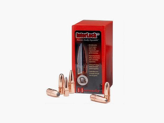BOITE DE 100 OGIVES HORNADY 25 CAL .257 117 GRS RN