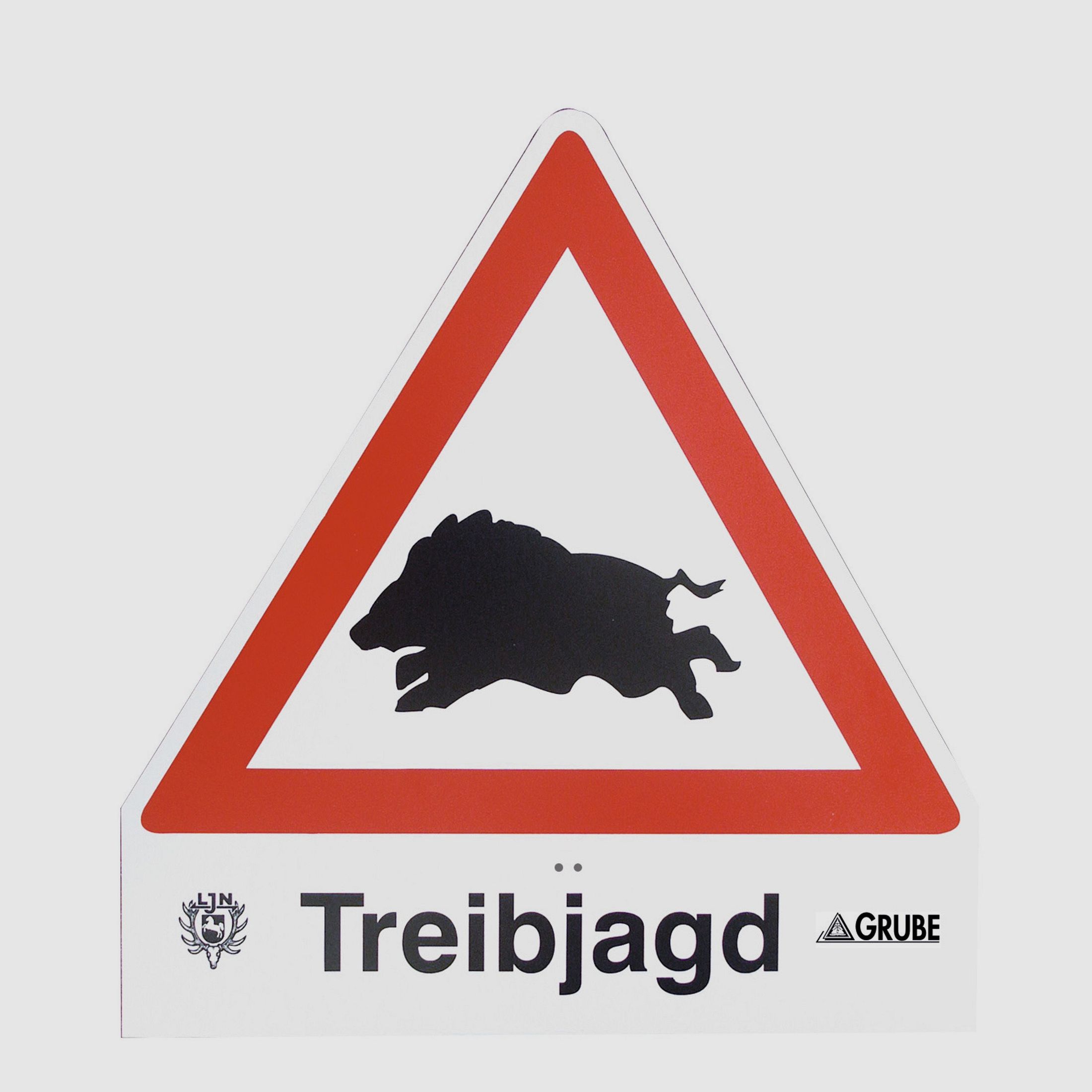 Treibjagdschild Light Wildschwein