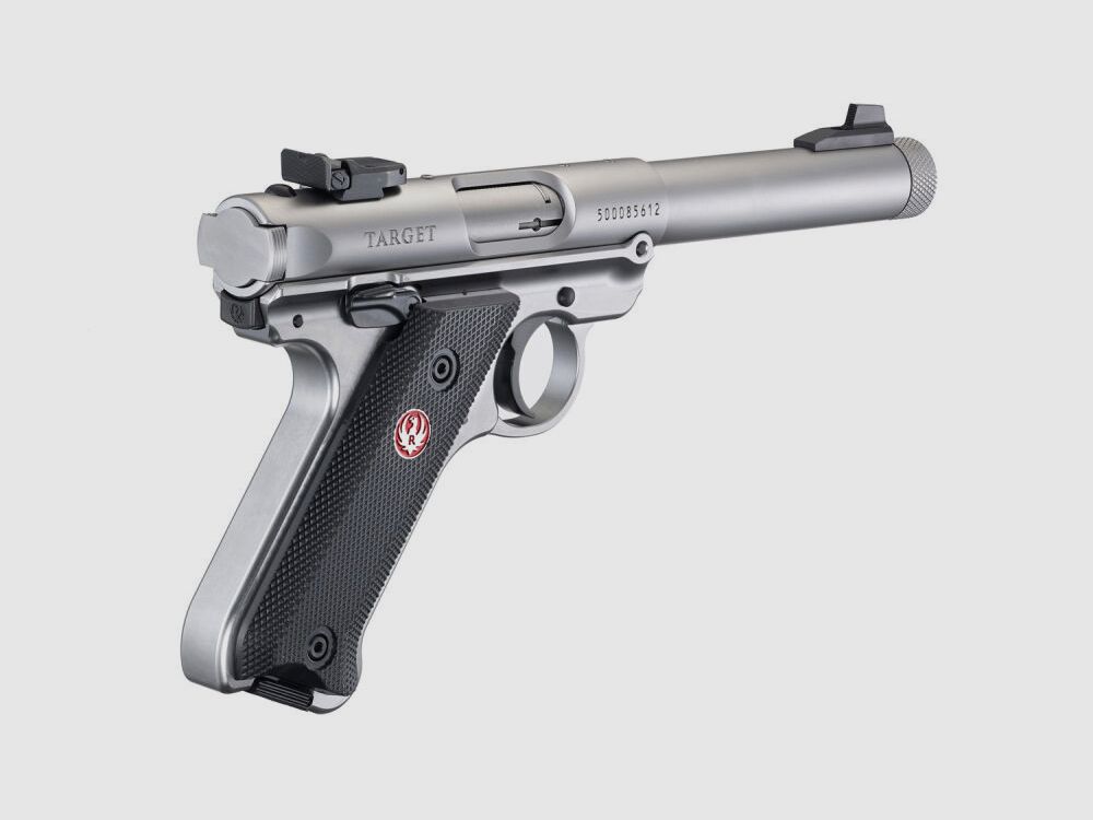 Ruger Mark IV 22/45 Stainless Threaded 5.5" - .22 lr