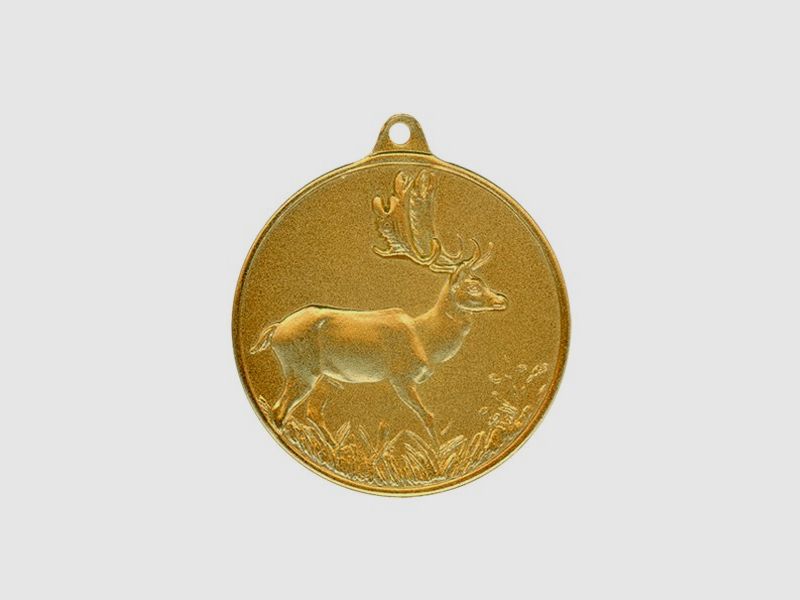 Steinhauer&Lück Jagdmedaille Damhirsch 40 mm vergoldet