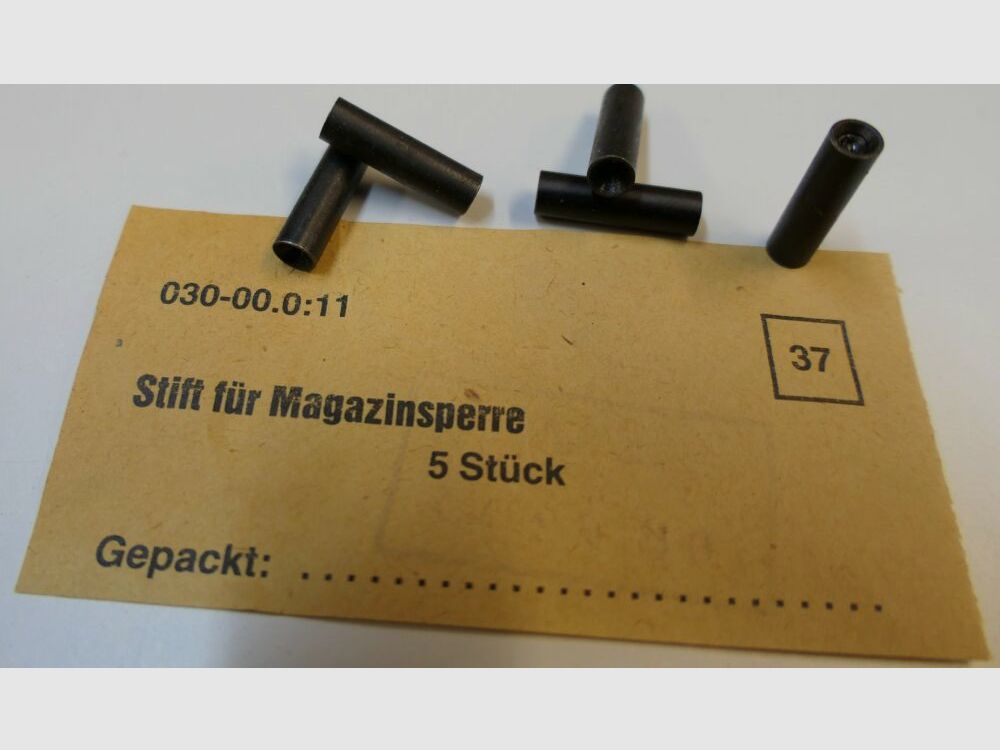 DDR VEB Geräte-& Werkzeugbau Wiesa orginal DDR NVA AK 47 Stift für Magazinsperre [ 37 ] unbenutzt, neu für AK47, 7,62x39