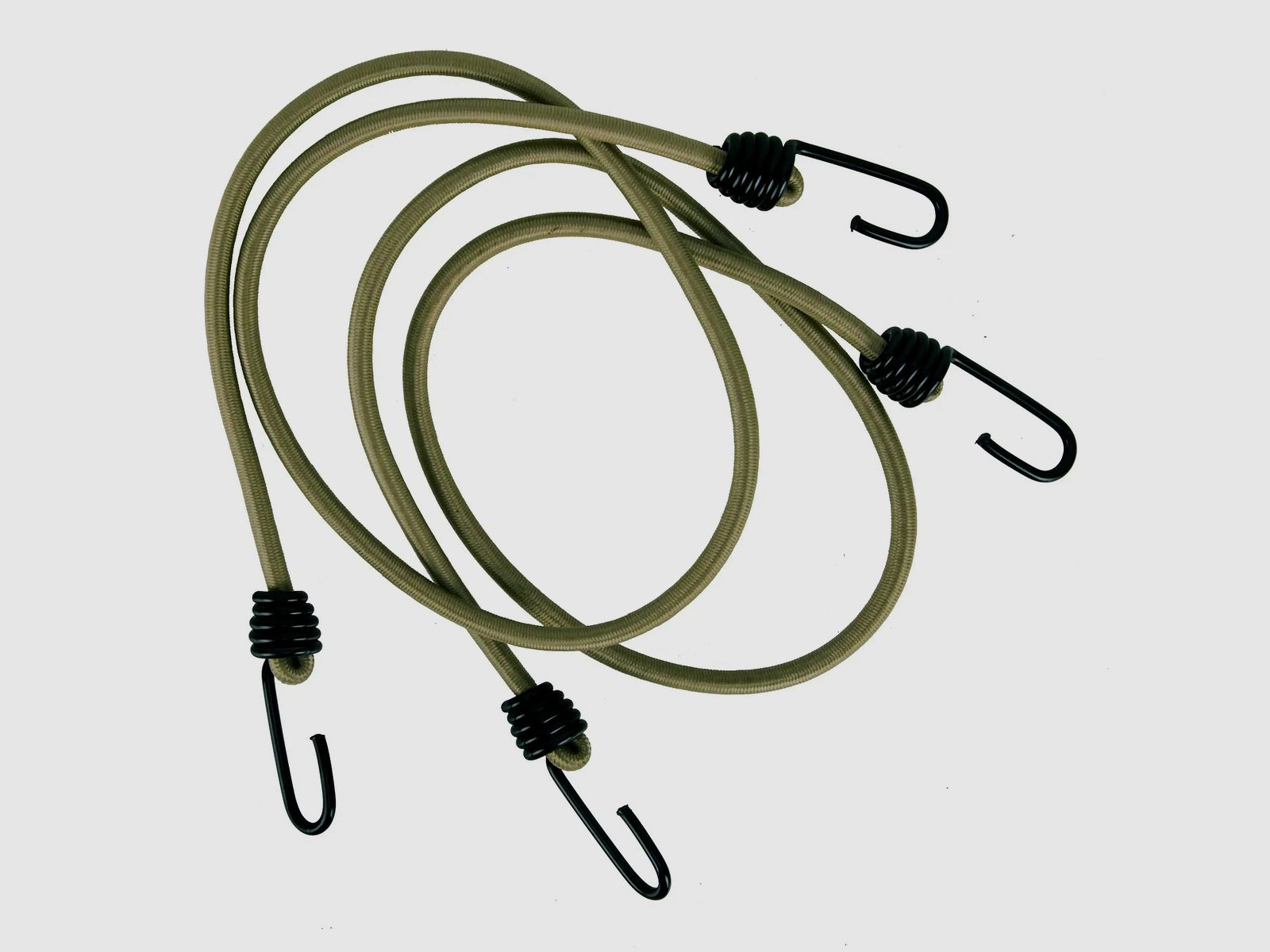 Mil-Tec Mil-Tec Expanderschnur mit Haken 2er Set - Oliv