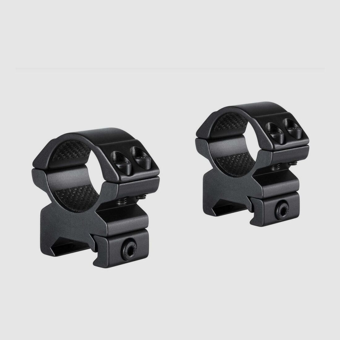 Anello di montaggio HAWKE, guida Weaver/Picatinny, tubo: 1" medio, acciaio