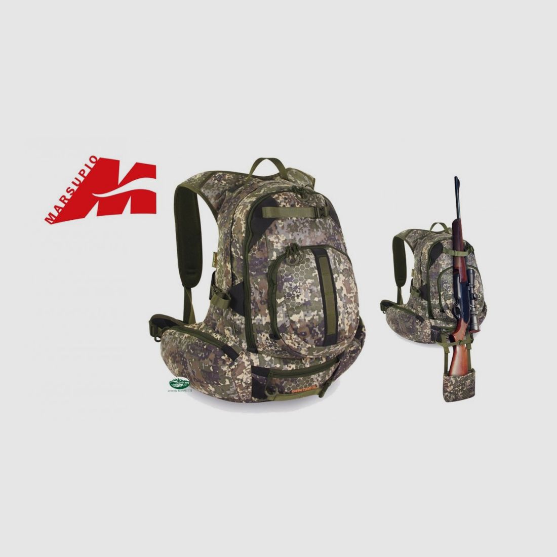 MARSUPIO Rucksack Wildleder Camouflage für Gewehr 38l, Bild 1 von 2