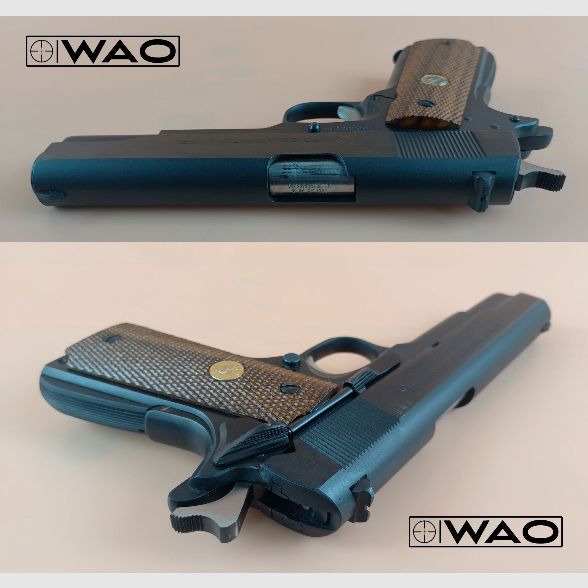 COLT MK IV Series ´70, Colt 1911, Kal. .45 ACP; .22lr *mit Wechselsystem / Conversion Kit*