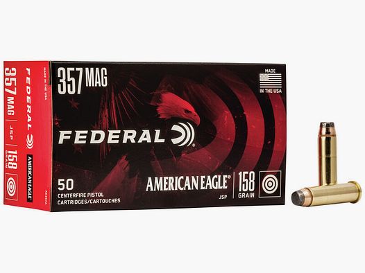 Federal American Eagle .357 Mag. 158GR JSP 50 Patronen