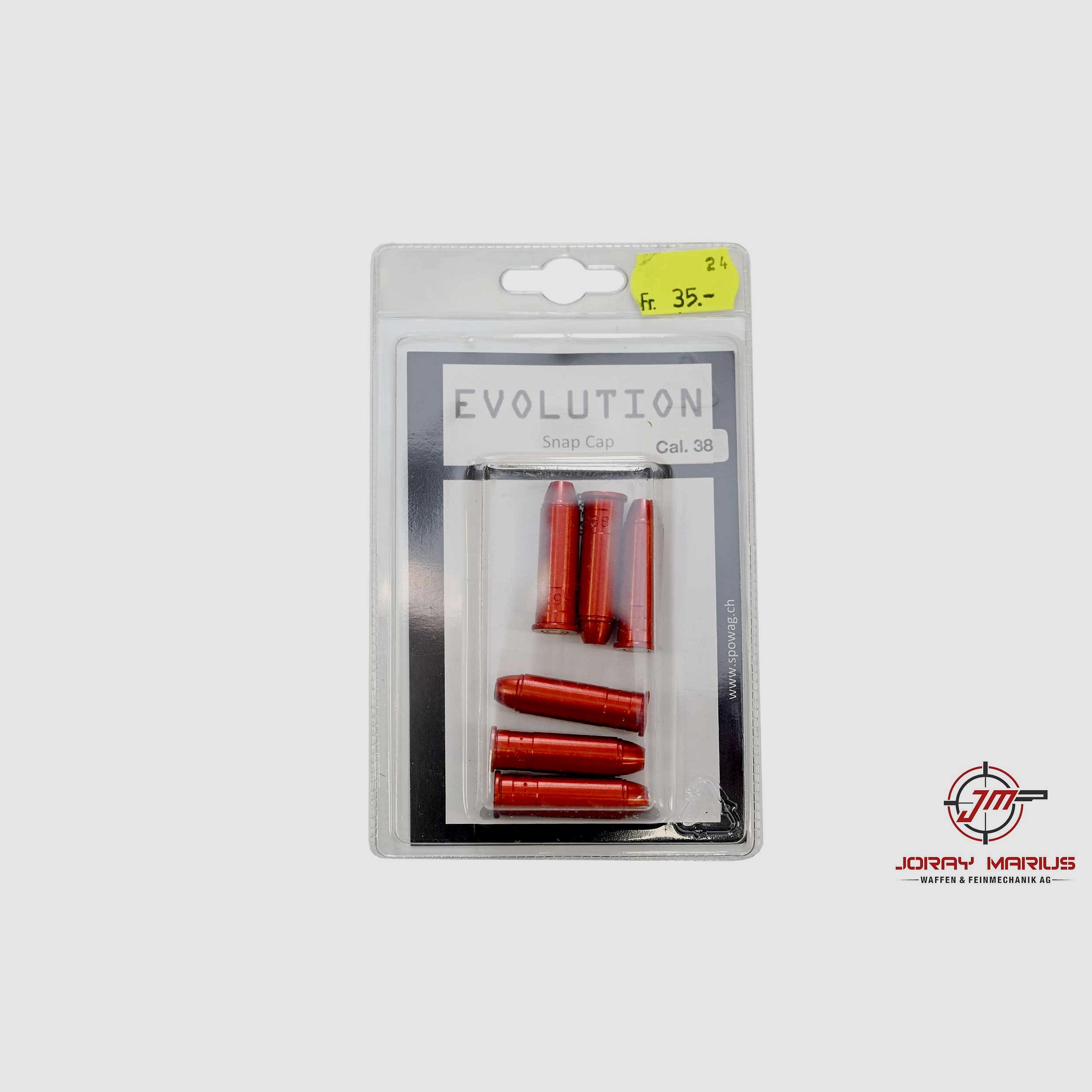 Evolution Snap Caps .38 Special, 6 pcs.