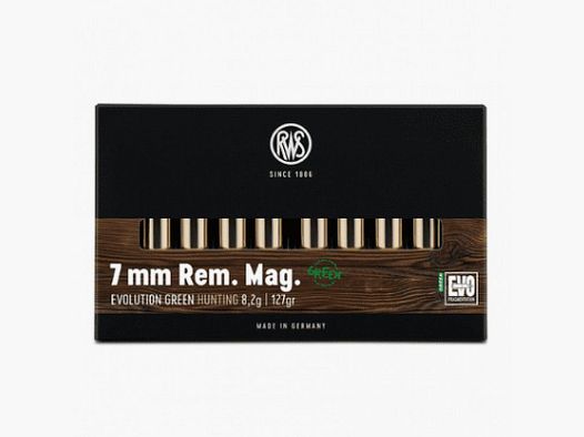 RWS 7 REM. MAG. EVO GREEN 127 gr