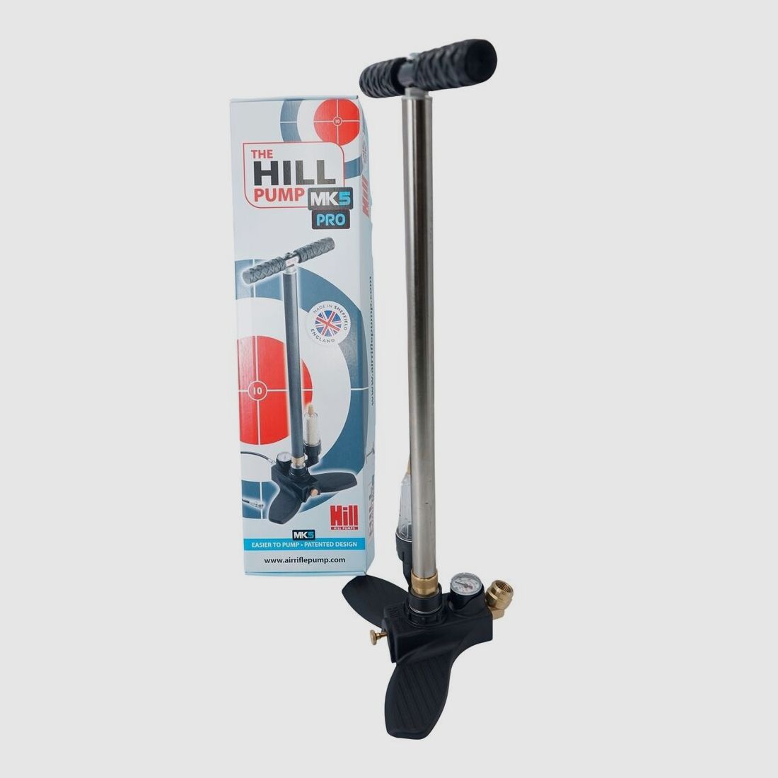 Hill Pump Pressluftpumpe MK5 Pro mit Manometer, Bild 3 von 3
