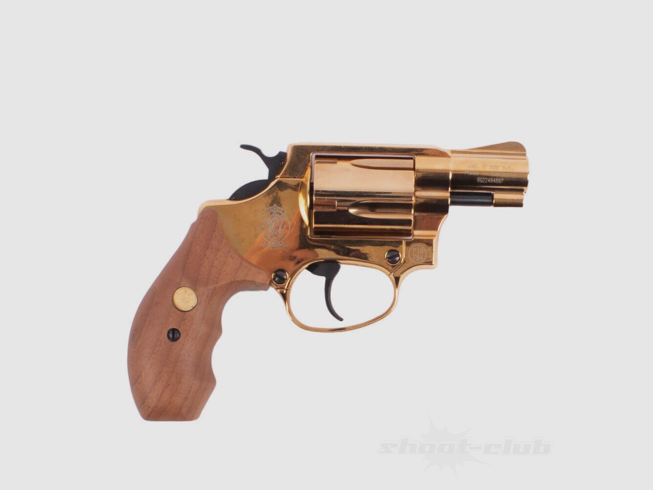 Smith & Wesson Chiefs Special Gold Schreckschuss Revolver 9 mm R.K.