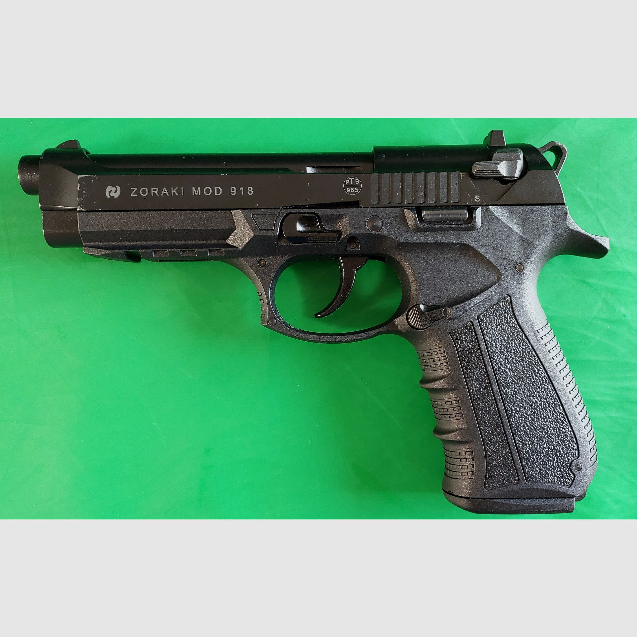 Zoraki 918 9mm P.A.K. nero - vecchio (PTB 985)