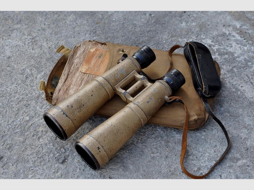 Original Dienstglas Afrika Korps 10x50 aus Wk2