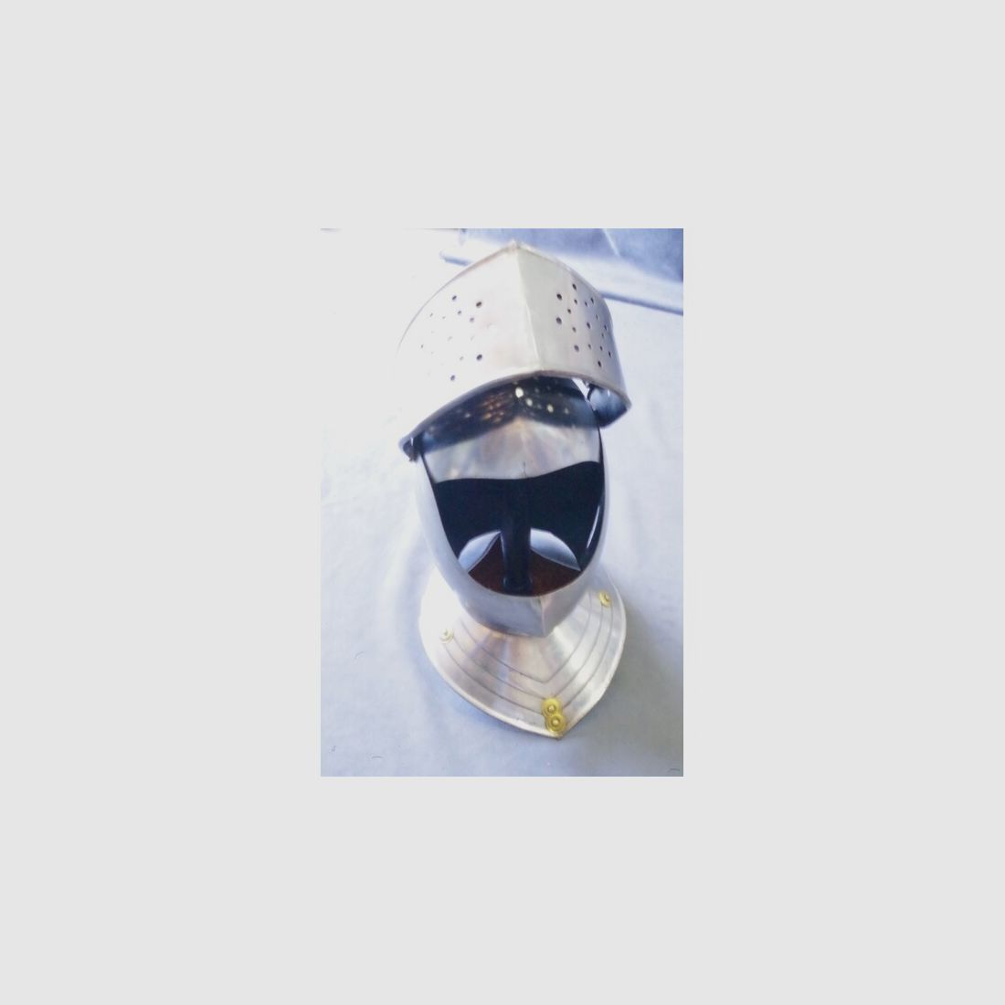 Ritter Helm mit klappbaren Visier Tolles Deko Exemplar