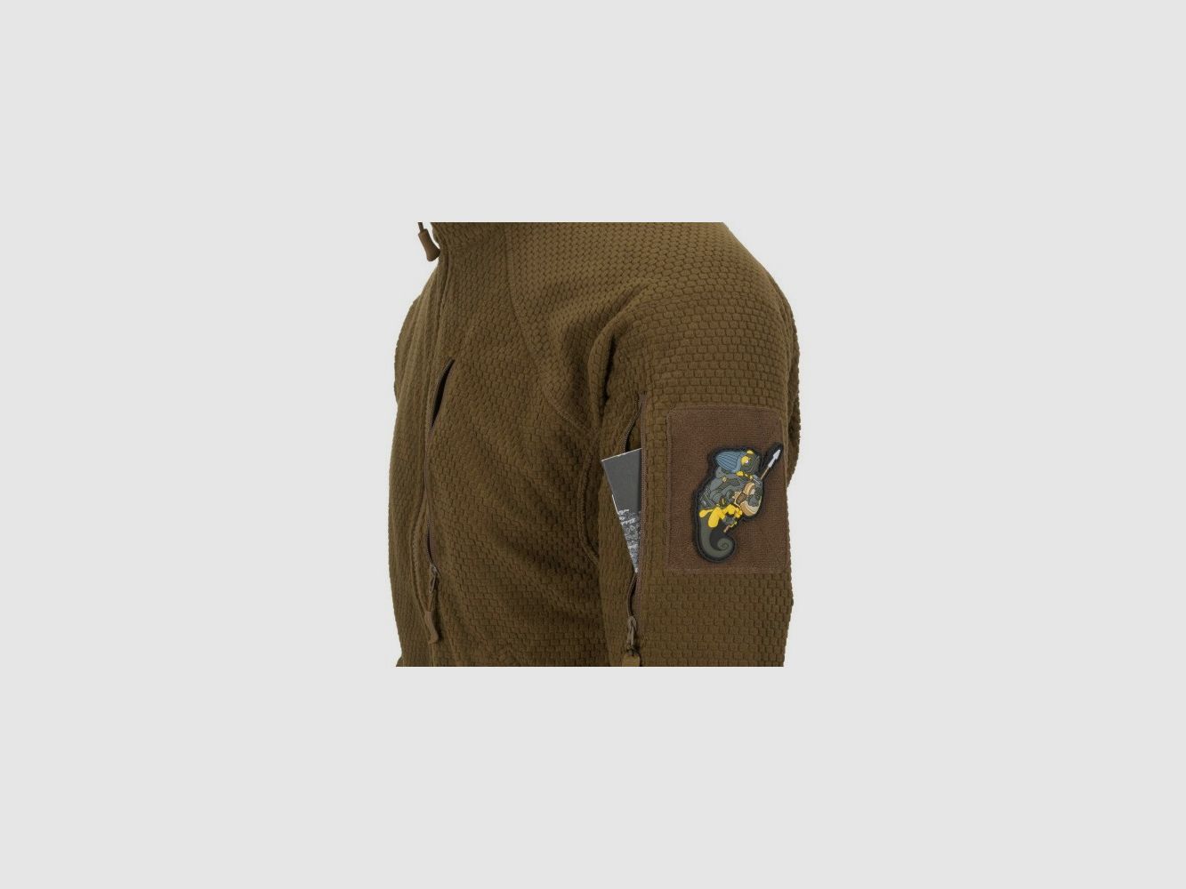 Bluza polarowa Alpha Tactical Grid Fleece czarna, zdjęcie 7 z 8