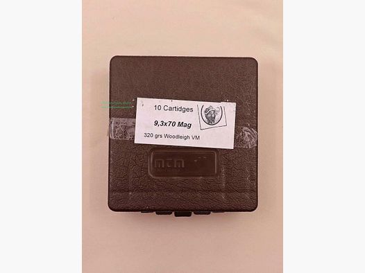 Projectiles experts cartouches de fusil 9,3x70Mag