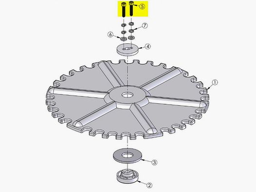 Dillon 10-32 x 7/8" SHCS