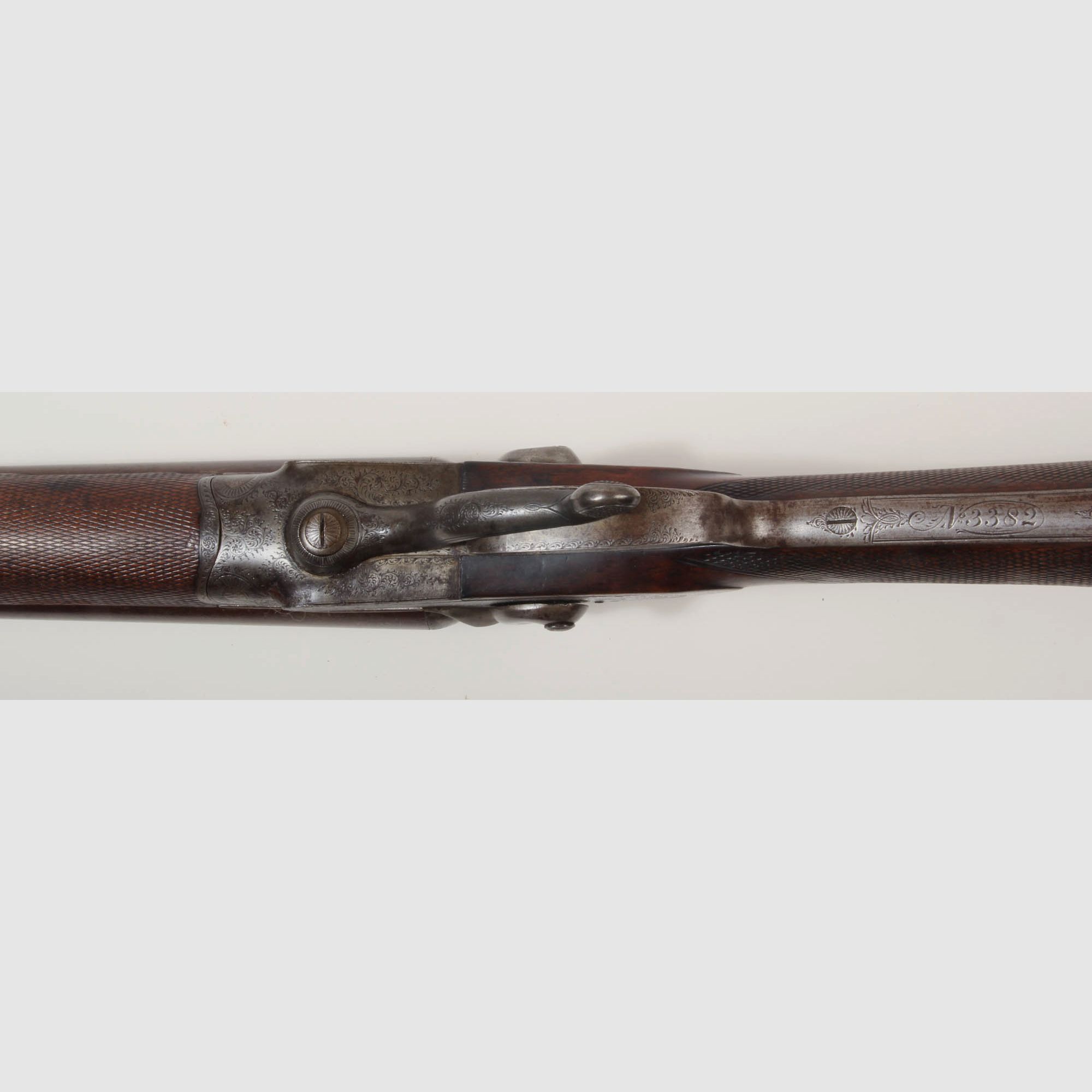 Double-barreled shotgun ca. 1880    Article 12909